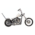 Paughco, Upswept drag pipes. Gooseneck. Chrome — 57-85 XL Sportster with rigid frame (NU)