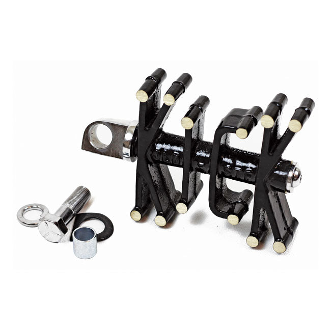 Paughco, ''Old STF'' brass kick pedal. Black