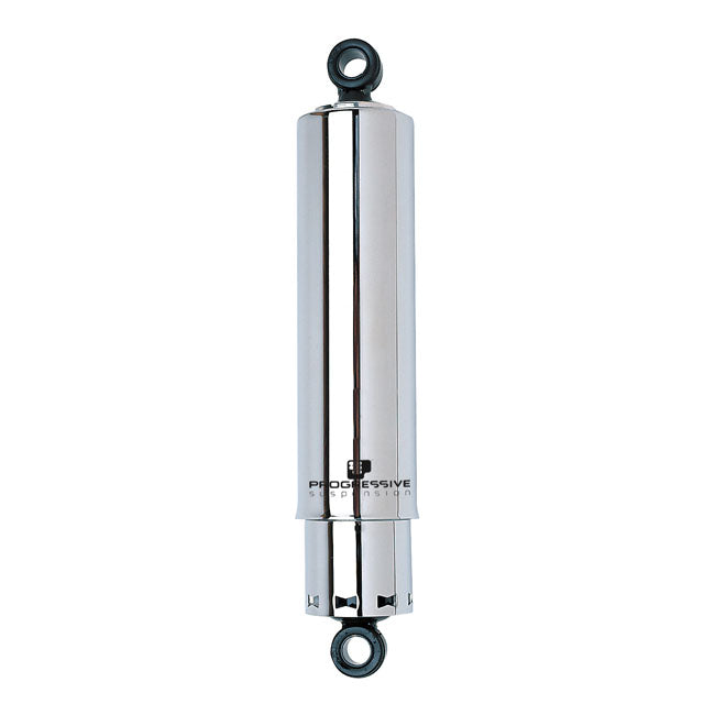 PS, 412 series shock set. 11". STD Duty. Chrome with cover