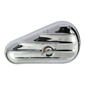 Paughco, early style tool box ribbed. Chrome
