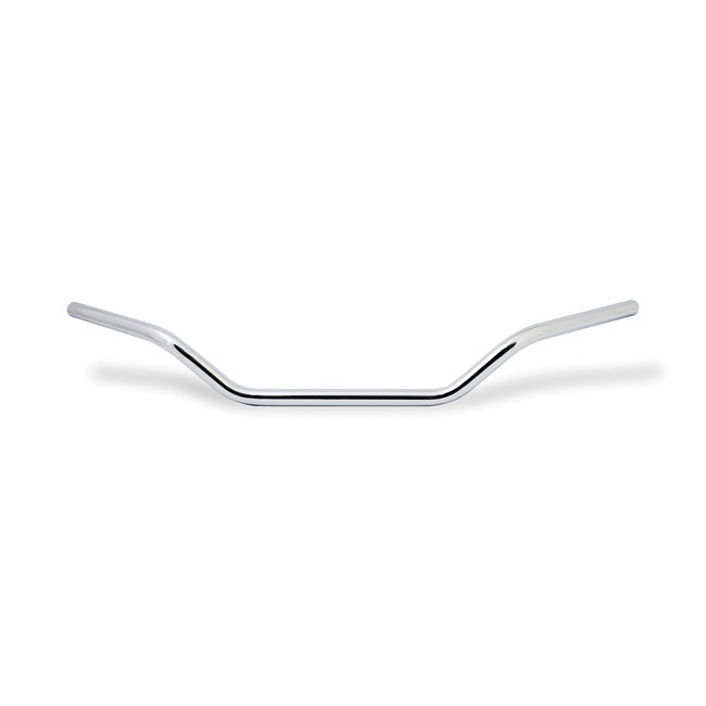 Early Glide style handlebar 1" chrome — Pre-81 H-D with 1" I.D. risers