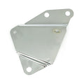 Tool box mounting bracket kit. Chrome — 84-99 Softail (Excl. 90-99 FLSTC) (NU)