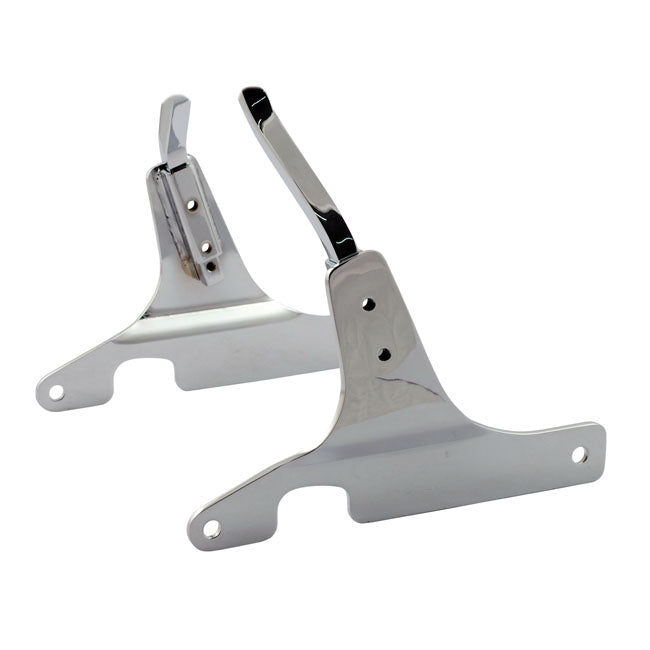 Sissybar side plates rigid mount — 84-99 FXST; 88-99 FXSTS; 80-86 FXWG; 97-99 FLSTS (NU)