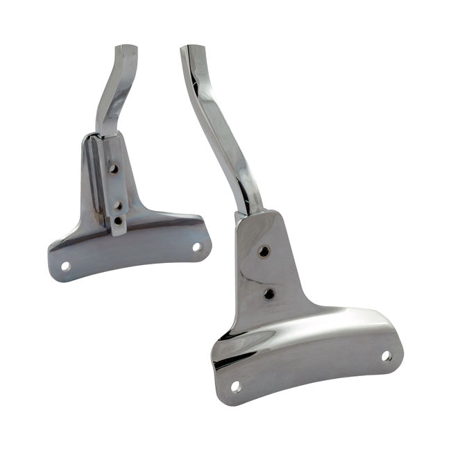 Sissybar side plates rigid mount — 09-13 FLHR/C; FLTR; FLHX; FLHT (NU)