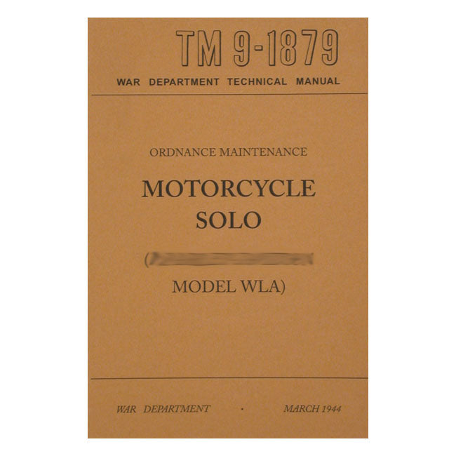 Service manual, ordenance maint WLA solo