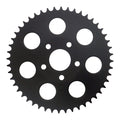 Rear sprocket, black. 48t — 73-85 4-speed Big Twin; 79-81 XL Sportster
