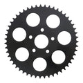 Rear sprocket, black. 51t — 73-85 4-speed Big Twin; 79-81 XL Sportster (NU)