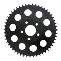Rear sprocket, black. 51t — 82-85 FXR; 73-99 style offset chop (NU)