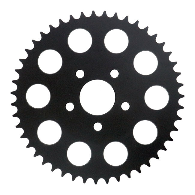 Rear sprocket, black. 47t — 82-85 XL Sportster (NU)