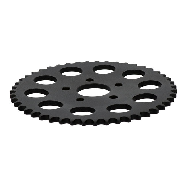 Rear sprocket, black. 47t — 82-85 XL Sportster (NU)