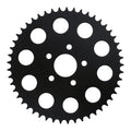 Rear sprocket, black. 49t — 82-85 XL Sportster (NU)