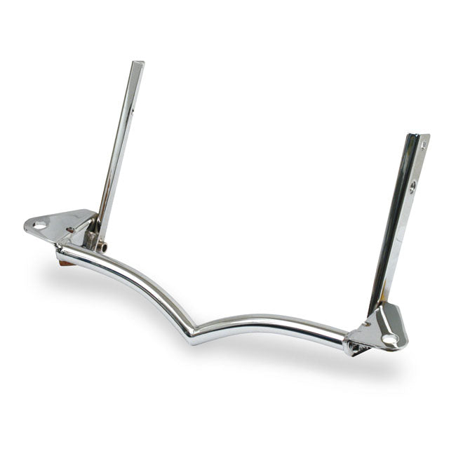 V-bracket spotlamp/passing lamp mounting bar. Chrome — 86-07 FLSTC (NU)