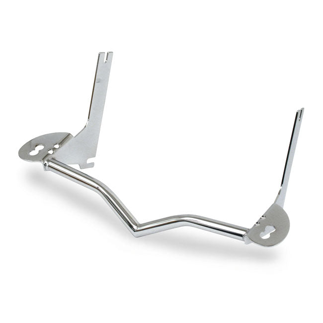 V-bracket spotlamp/passing lamp mounting bar. Chrome — 94-22 FLHR/C; 2023 FLHFB Highway King; 96-13 FLHT/C (NU)