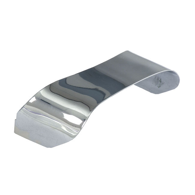 73-up taillight visor. plain. Chrome — 80-86 FXWG; 84-98 FXST; 77-78 XLCR; Others with Bobtail / Ducktail fender
