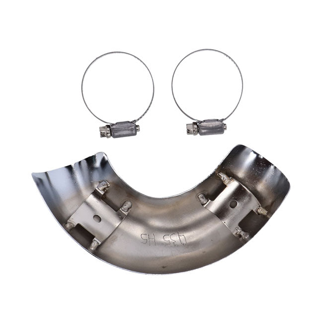 Paughco, Heatshield right rear snail — 80-84 FLT/Touring SHOVEL (NU)