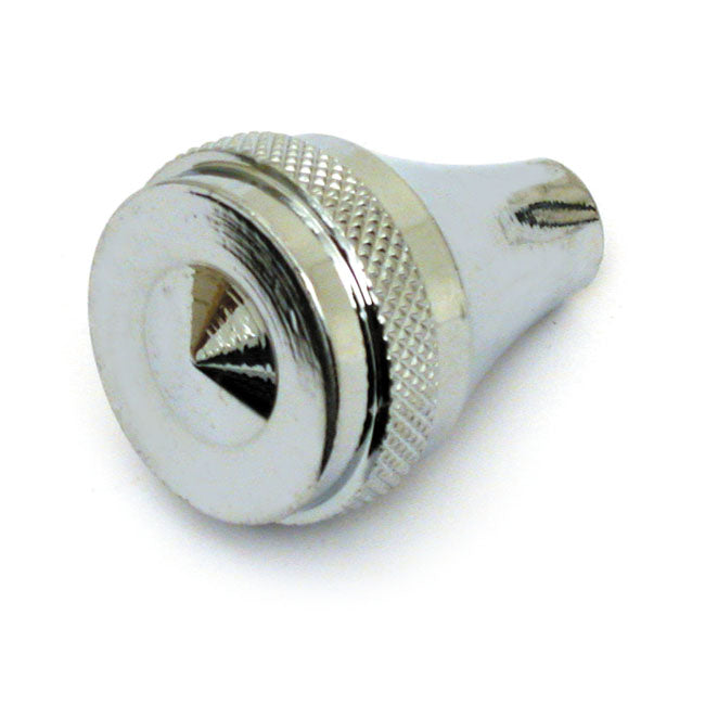 Choke knob, chrome — ALL DASH MOUNT (Excl. 67-70 FL)