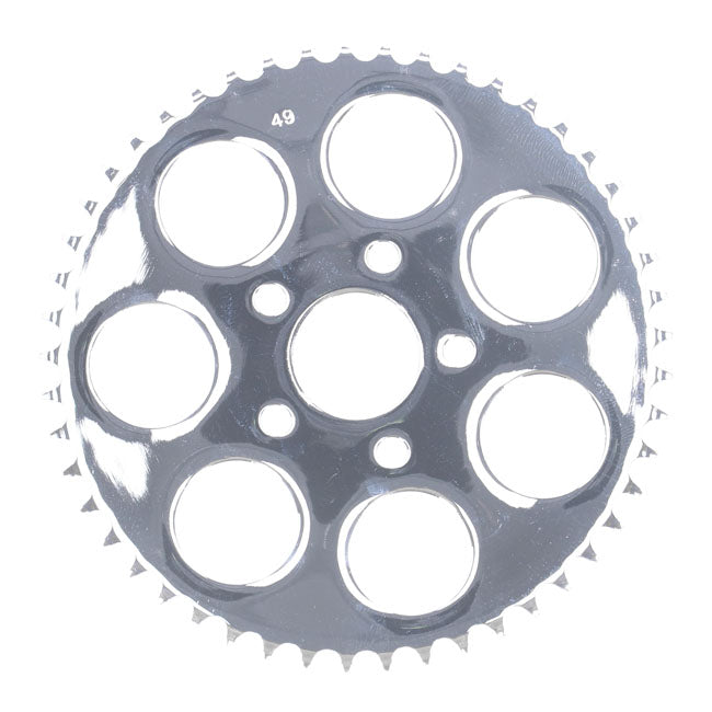 Chain conversion rear sprocket 49t. Chrome