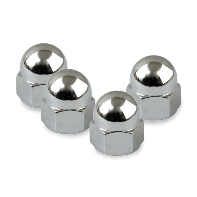 Colony, head bolt cover kit. Acorn, chrome — 84-E85 Evo Big Twin (NU)