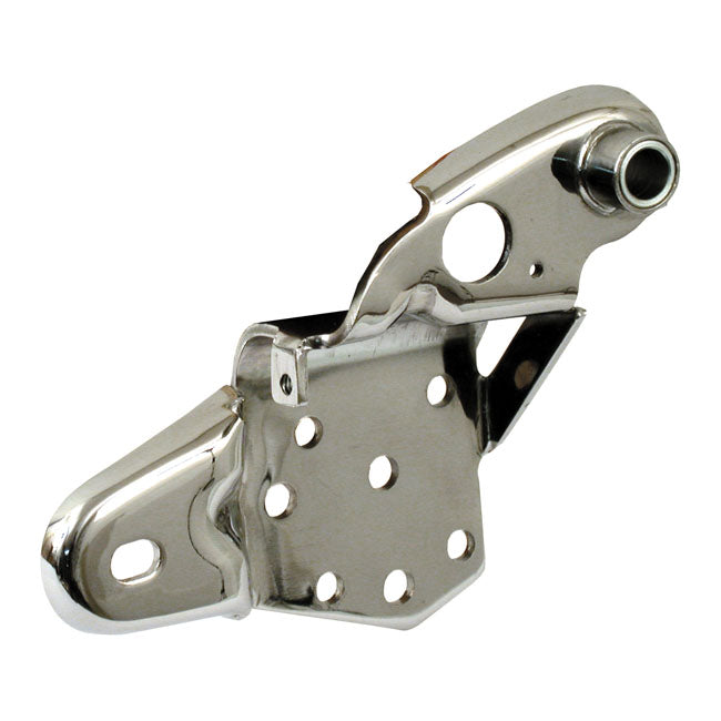 Shifter lever support bracket. Chrome — 52-84 FL; FLH 4-speed models (NU)