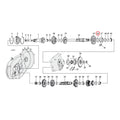 Thrust washer, transmission mainshaft, right side .080"