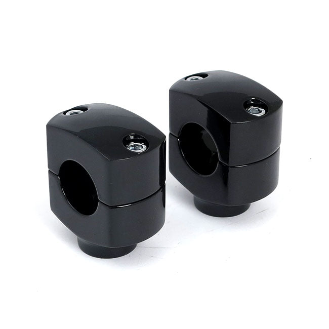 1 1/4" rise domed risers — 73-02 Big Twin; Twin Cam B; XL Sportster (Excl. FLT)