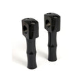 5" domed risers — 73-02 Big Twin; Twin Cam B; XL Sportster (Excl. FLT)