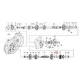 Bushing, 1st gear transmission countershaft — L72-E84 XL Sportster (NU)