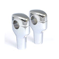 1-1/4" diameter smooth riser set. 3-1/2" rise, chrome