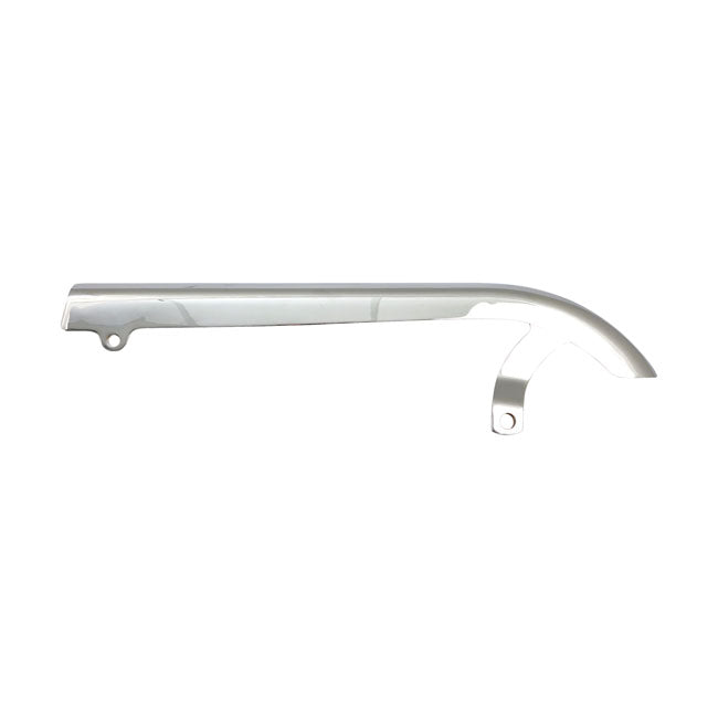 Upper belt guard, Dyna. Chrome — 06-17 Dyna (NU)