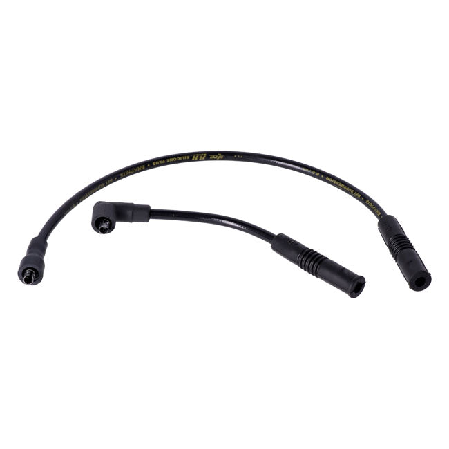 Accel, 8.8mm supression core spark plug wire set. Black — 86-03 XL Sportster (Excl. 98-03 1200S single fire 4-plug) (NU)