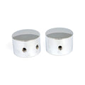 Front axle nut cap kit. Chrome — 00-05 FLHT/R/X FLTR (NU)