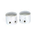 Front axle nut cap kit. Chrome. Domed — 04-07 Dyna; 00-07 FLT/Touring (NU)