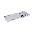 4-speed transmission mount plate. adjustable. Chrome