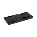 4-speed transmission mount plate. adjustable. Black