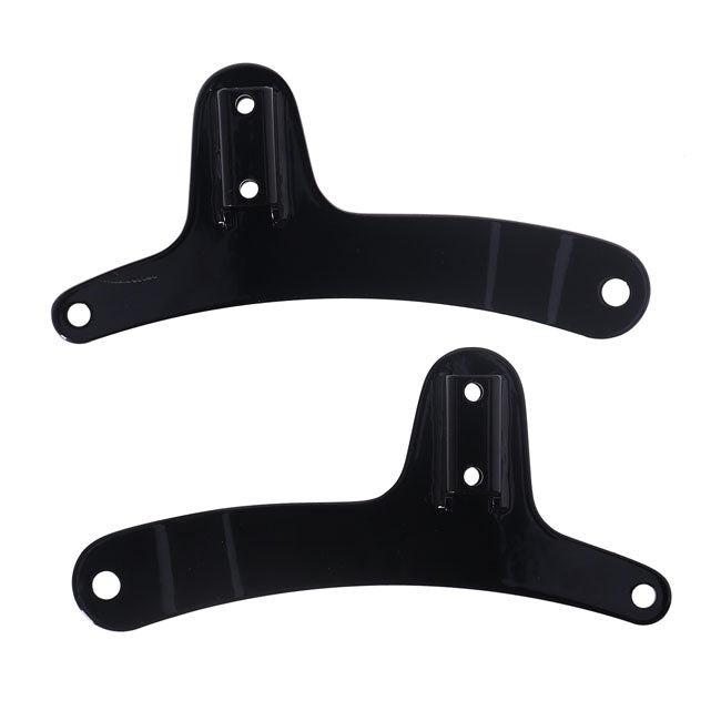 Sissybar side plates rigid mount — 79-93 XL Sportster (NU)