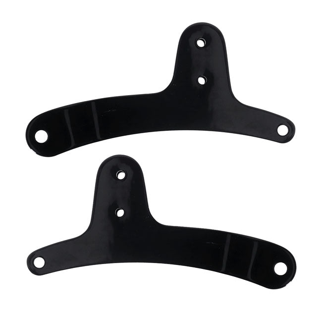 Sissybar side plates rigid mount — 79-93 XL Sportster (NU)