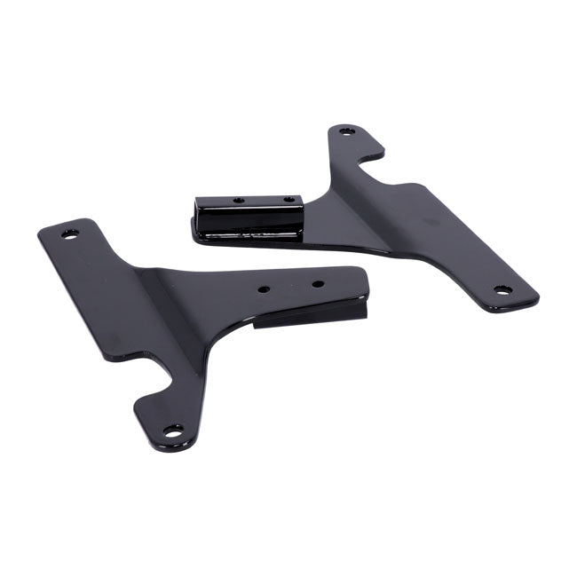 Sissybar side plates rigid mount — 84-99 FXST; 88-99 FXSTS; 80-86 FXWG; 97-99 FLSTS (NU)