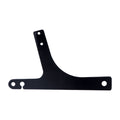 Sissybar side plates rigid mount — 96-01 Dyna (excl. FXDWG; 00-01 FXDX/T): 6-3/4" (17.1cm) wide.  02-05 Dyna (excl. FXDWG): 7.5" (19cm) wide.