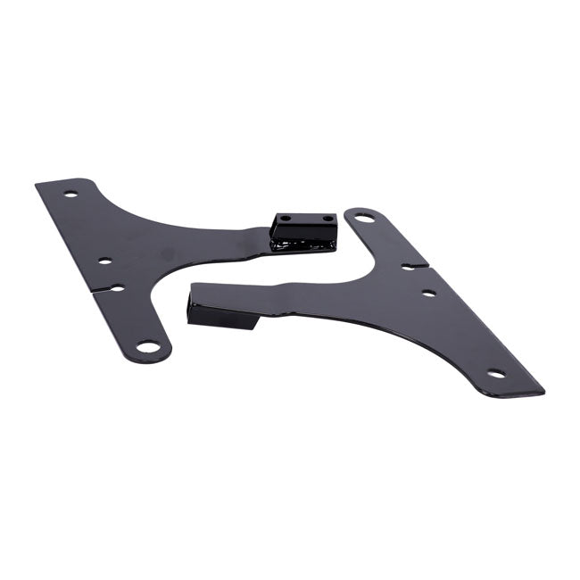 Sissybar side plates rigid mount — 2006 FLST; 00-17 FLSTC; 07-17 FLSTN; 00-03 FLSTS; 05-07 FLSTSC; 00-07 FXSTD (NU)