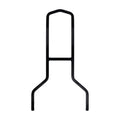 Sissybar upright 16", black — 904794