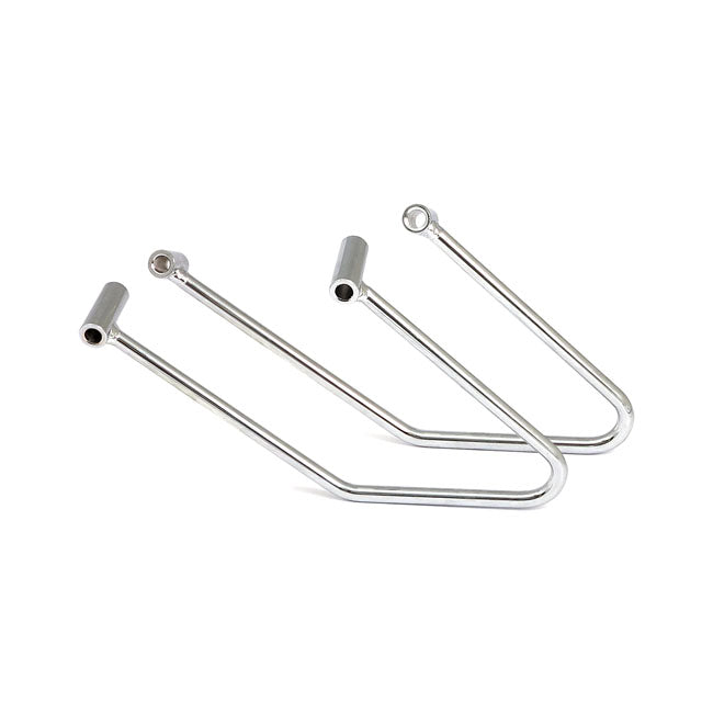 Saddlebag support kit. Chrome — 06-10 FXST; 07-17 FLSTF (Excl. FXSTC/D) (NU)