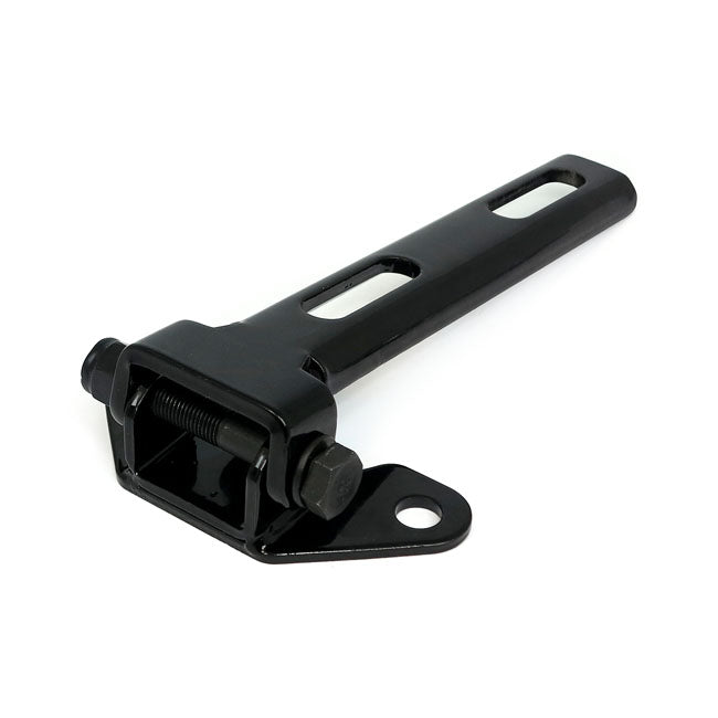Universal solo seat hinge, square mount. Black — Universal
