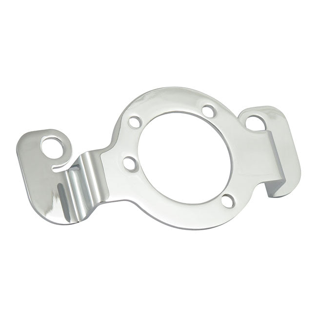 Air cleaner adapter bracket. Chrome — 88-90 XL Sportster with OEM CV carburetor (NU)