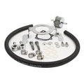 Air cleaner adapter bracket kit. Chrome — 99-17 Twin Cam with CV or Delphi inj. (Excl. e-throttle models) (NU)