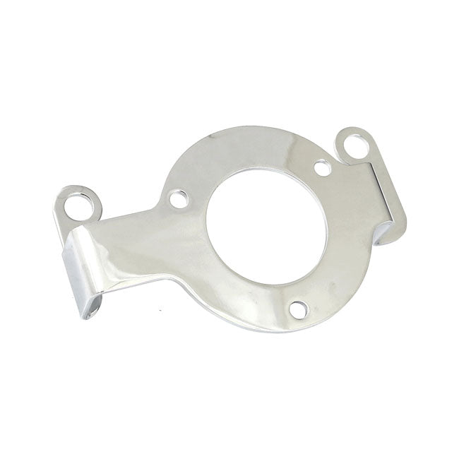 Air cleaner adapter bracket. Chrome — 16-17 Softail; 2017 FXDLS; 08-16 FLT/Touring; Trike (NU). (e-throttle models)