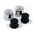 Smoothtopps, push-on bolt cover set. Chrome — 73-17 H-D (Excl. 07-17 Softail; 08-17 FLT/Touring; XL Sportster)