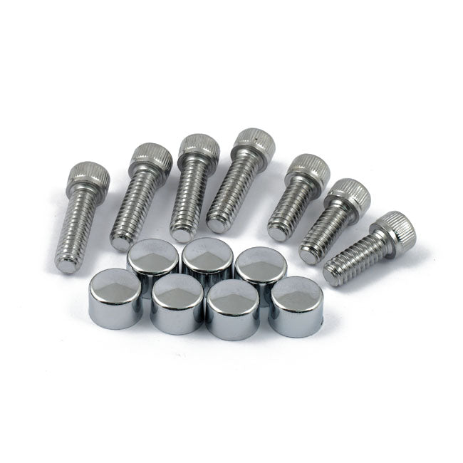 Smoothtopps, push-on cover & bolt kit — 84-98 FLT/Touring (NU)