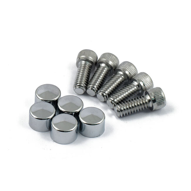SmoothTopps, bolt & cover kit. Chrome