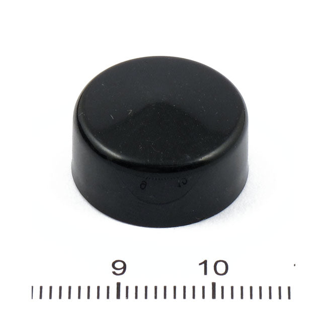 Smoothtopps push-on bolt covers 9/16" hex bolts/nuts. Black — 905124