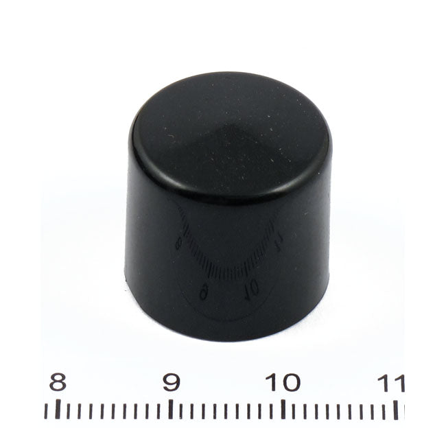 Smoothtopps push-on bolt covers 9/16" hex bolts/nuts. Black — 905126